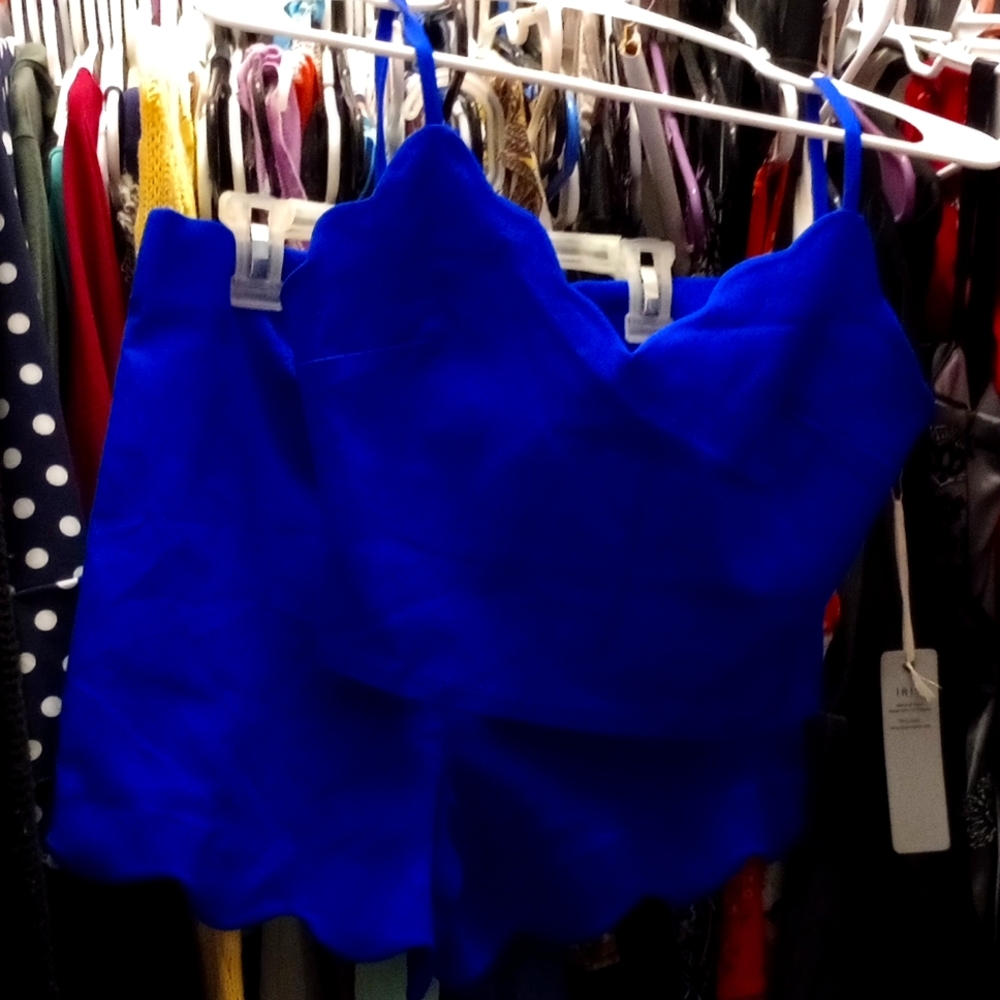 Royal Blue IRIS Short and Top Set